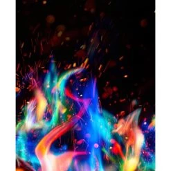 Verschiedenfarige Feuerfarbe -Hausheizung Geschäft 568668 2137 9