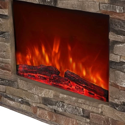 El Fuego LED-Elektrokamin Florenz Steinoptik 0,9/1,8 KW 4 El Fuego LED-Elektrokamin Florenz Steinoptik 0,9/1,8 KW – Bild 4