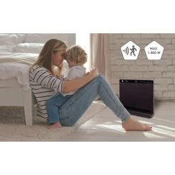 Suntec PTC-Heizelement Heat Screen 1800 Chocolate Für Räume Bis 45 M³ -Hausheizung Geschäft 6102917 1599 03