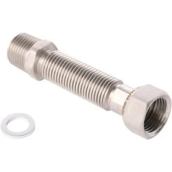 Sanitop-Wingenroth Edelstahl Flexrohr 13 Mm (1/2") 75 Mm - 130 Mm