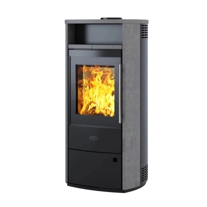 Kleining Kaminofen Dublin Mit Natursteinverkleidung 6 KW EEK: A+ 1 Kleining Kaminofen Dublin Mit Natursteinverkleidung 6 KW EEK: A+