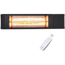 VASNER Teras X20 Infrarot-Heizstrahler 2000 Watt Mit Fernbedienung Schwarz