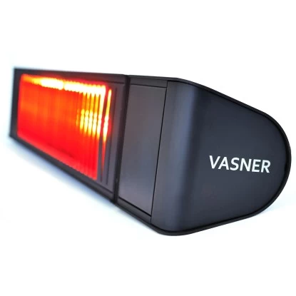 VASNER Teras X20 Infrarot-Heizstrahler 2000 Watt Mit Fernbedienung Schwarz 2 VASNER Teras X20 Infrarot-Heizstrahler 2000 Watt Mit Fernbedienung Schwarz – Bild 2