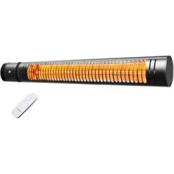 VASNER SlimLine X20 Infrarot-Heizstrahler 2000 Watt Mit Fernbedienung Schwarz
