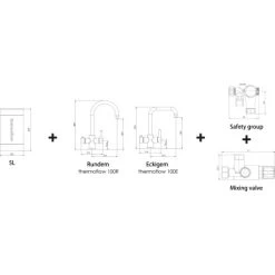 Thermoflow Kochendwasser-Armatur Thermoflow100E Mit BWT Wasserfilter -Hausheizung Geschäft 7604101 4384 14