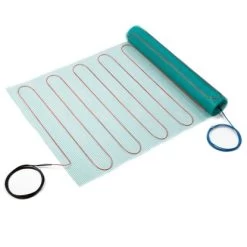 Perobe Elektrische Fußbodentemperierung 230 Volt Heizmatte 0,5 M²