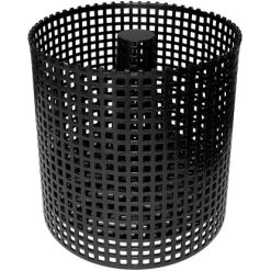 Lienbacher Pelletsbrennkorb Schwarz Beschichtet Rund