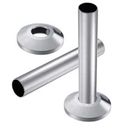 Nordholm Wandrosette Und Überschiebrohr Ø 66 Chrom