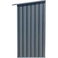 Dobar Kaminholzregal Madera Metall Grau 163 Cm X 83 Cm X 154 Cm -Hausheizung Geschäft 859472 4637 4