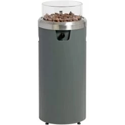 Buschbeck Terassenheizer Loungefeuer Faro Grau 7,5 KW -Hausheizung Geschäft 870668 4224 3