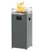Buschbeck Terassenheizer Loungefeuer Malta Grau 7,5 KW