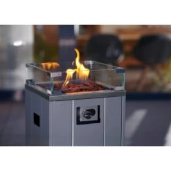 Buschbeck Terassenheizer Loungefeuer Malta Grau 7,5 KW -Hausheizung Geschäft 870675 4224 13