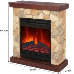 El Fugeo Elektrokamin Klagenfurt 1,8 KW -Hausheizung Geschäft 872814 2240 2