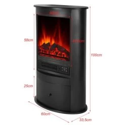 EL Fuego Elektrokamin Wien II Schwarz -Hausheizung Geschäft 888186 2240 4