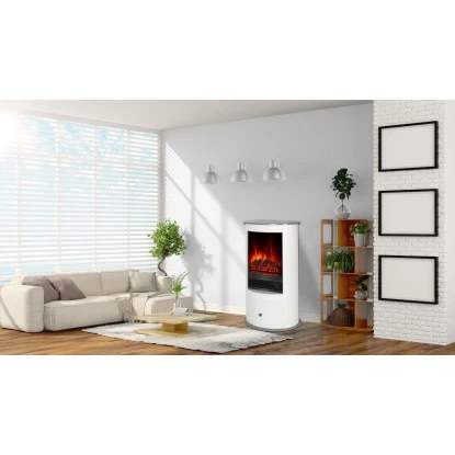 EL Fuego Elektrokamin Wien II Weiß 14 EL Fuego Elektrokamin Wien II Weiß – Bild 14