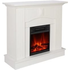 El Fuego Elektrokamin Malmö Weiß 900/1800 W Regelbar 15 El Fuego Elektrokamin Malmö Weiß 900/1800 W Regelbar -Hausheizung Geschäft 8 2240 AY0630 Detailfoto 1