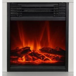 El Fuego Elektrokamin Malmö Weiß 900/1800 W Regelbar 17 El Fuego Elektrokamin Malmö Weiß 900/1800 W Regelbar -Hausheizung Geschäft 8 2240 AY0630 Detailfoto 7