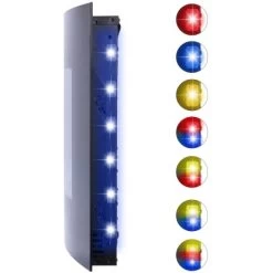 El Fuego Elektrokamin Davos (Zürich 2.0) Schwarz LED-Beleuchtung Dimmbar 2 KW -Hausheizung Geschäft 8 2240 AY6191 Detailfoto 6