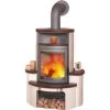 Hark Dauebrand Kaminofen Avenso Jolabraun-Stone 7 KW Mit Automatik EEK: A+