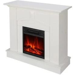 El Fuego Elektrokamin Malmö Weiß 900/1800 W Regelbar 25 El Fuego Elektrokamin Malmö Weiß 900/1800 W Regelbar -Hausheizung Geschäft 9272808 2240 AY0630