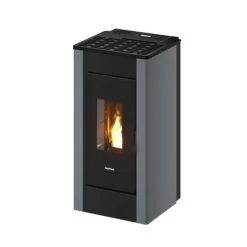 Freepoint Pelletofen Sharp Airtight Stahl Titanium 2,5-7,7 KW EEK: A+