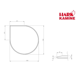 Hark Glasbodenplatte Tropfenform Mit Facettenschliff -Hausheizung Geschäft 9415316 picture 4