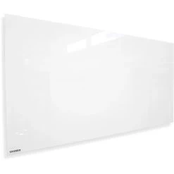 Vasner Glas-Infrarotheizung Zipris GR Rahmenlos 500 W 60 Cm X 90 Cm Weiß -Hausheizung Geschäft 955285 4832 4