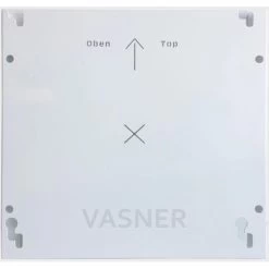 Vasner Glas-Infrarotheizung Zipris GR Rahmenlos 500 W 60 Cm X 90 Cm Weiß -Hausheizung Geschäft 955285 4832 6