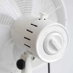 Vasner Standventilator Ventury S Metall Höhenverstellbar Mit Oszillation Weiß -Hausheizung Geschäft 955390 4832 4