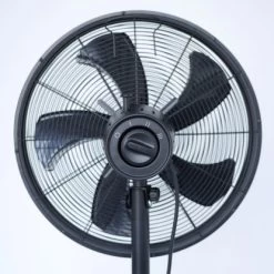 Vasner Standventilator Ventury S Metall Höhenverstellbar Mit Oszillation Schwarz -Hausheizung Geschäft 955394 4832 4