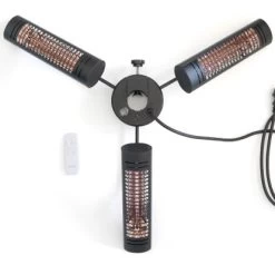 Vasner Schirm-Heizstrahler Umbrella X30 3 Stk. Für Stangen-Ø 40 - 80 Mm Schwarz -Hausheizung Geschäft 955429 4832 9