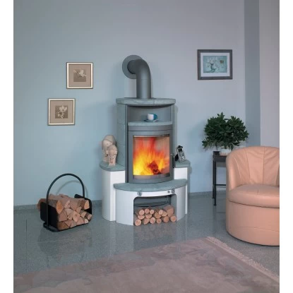 Hark Dauerbrand-Kaminofen Avenso Grau Naturstein Grün 7 KW Mit Automatik EEK: A+ 1 Hark Dauerbrand-Kaminofen Avenso Grau Naturstein Grün 7 KW Mit Automatik EEK: A+