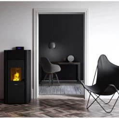 Freepoint Wasserführender Pelletofen Tesis 4,7 - 22,8 KW Anthrazit 5 Freepoint Wasserführender Pelletofen Tesis 4,7 - 22,8 KW Anthrazit -Hausheizung Geschäft en Tesis anthrazitAmbiente