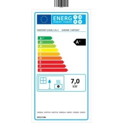 Freepoint Pelletofen Chrome 7 Stahl Titanium 2,5-7 KW EEK: A+ 4 Freepoint Pelletofen Chrome 7 Stahl Titanium 2,5-7 KW EEK: A+ -Hausheizung Geschäft ergieeffizienzlabelChrome7 1