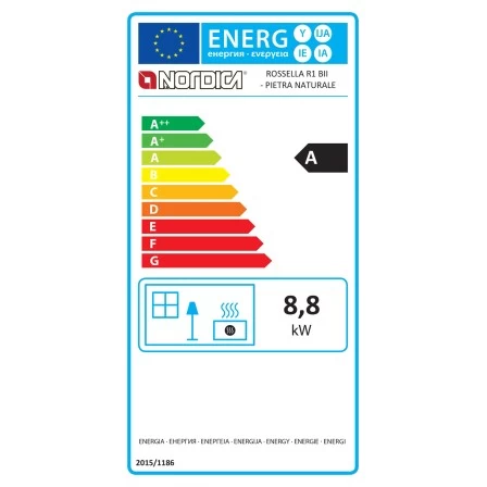 La Nordica Kaminofen Rosella R1 Panna 8,8 KW EEK: A 2 La Nordica Kaminofen Rosella R1 Panna 8,8 KW EEK: A – Bild 2
