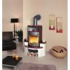 Hark Dauerbrand Kaminofen Avenso ECOplus Bordeauxrot 6 KW Mit Automatik EEK: A+