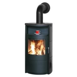 Hark Dauerbrand-Kaminofen Taifun Meteorschwarz Kacheln 8 KW Automatik EEK: A+ -Hausheizung Geschäft n meteor schwarz Hauptbild